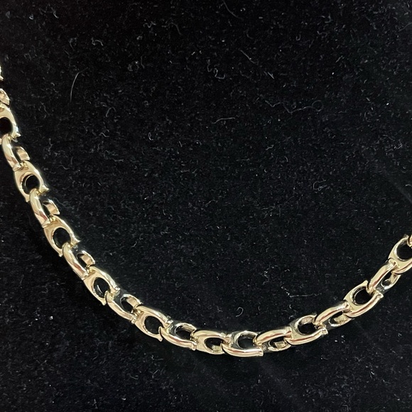 COACH Signature C Link Necklace New - Picture 2 of 8